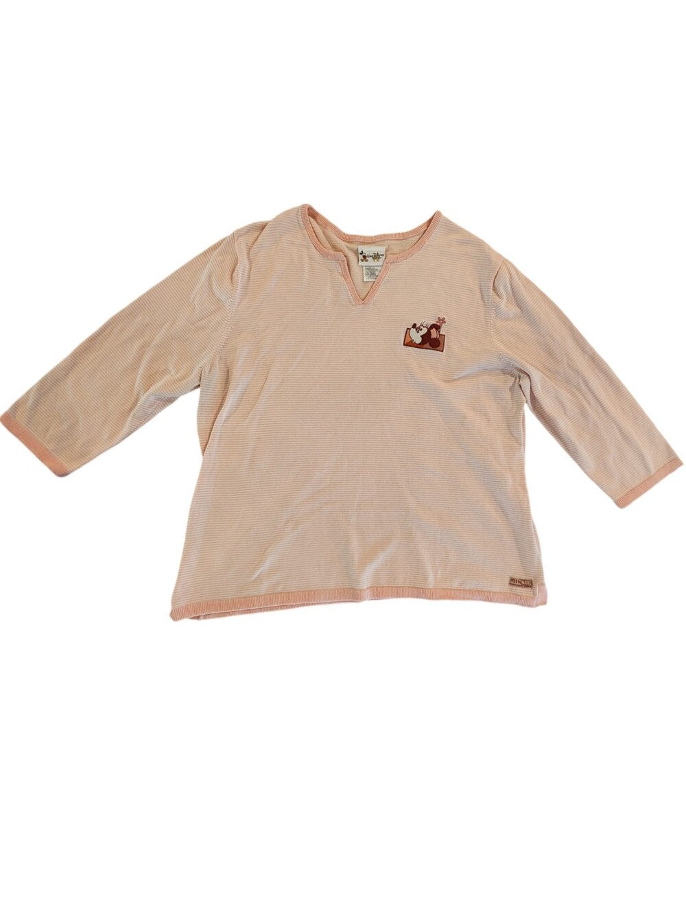 Walt Disney World Pink & White Striped Minnie Sweater - Women's Size XXL